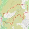 Trace GPS Péret - Cabrières, itinéraire, parcours