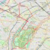 Trace GPS Le grand tour du bois Boulogne, itinéraire, parcours