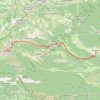 Trace GPS Sentier Cathare - de Quillan à Bugarach, itinéraire, parcours