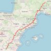 Trace GPS Stage 26: Valence to Saint-Jean-de-Fos — European Divide Trail, itinéraire, parcours