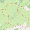 Trace GPS Mont Ursuya en circuit depuis Garatekoborda, itinéraire, parcours