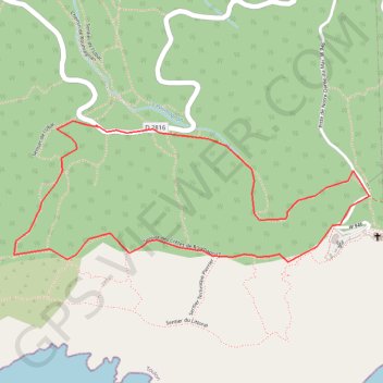 Trace GPS Le Mai - Roumagnan, itinéraire, parcours