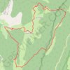 Trace GPS Pas de la Pierre et de Bouvaret - Vercors, itinéraire, parcours