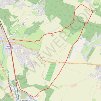 Trace GPS De Chavoye au bois des Arpents - Mareil-sur-Mauldre, itinéraire, parcours