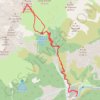 Trace GPS Col de la Petite Vaudaine (Belledonne), itinéraire, parcours