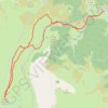 Trace GPS Le Castet Sarradis, itinéraire, parcours
