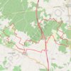 Trace GPS St Ciers du Taillon 35 kms, itinéraire, parcours