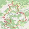 Trace GPS Saint Laurent Vaux - Yzeron - Py Froid, itinéraire, parcours