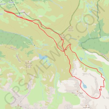 Trace GPS Lac de Bassias, itinéraire, parcours