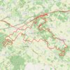 Trace GPS VTT Chermignac 17(au sud de Sainte), itinéraire, parcours