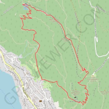 Trace GPS Bornes - Mont Veyrier - Mont Baron, itinéraire, parcours