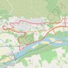 Trace GPS Balade à vélo entre Mérindol et les Borrys, itinéraire, parcours