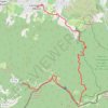 Trace GPS Colm de l'Ouillat Laroque des Albères par la vallée heureuse, itinéraire, parcours