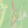 Trace GPS Canyon des gueulards à ombleze, itinéraire, parcours