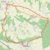 Trace GPS Autour de Cerisiers, itinéraire, parcours