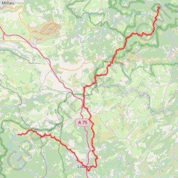 Trace GPS GR71 De l'Espérou (Gard) à Ceilhes-et-Rocozels (Hérault), itinéraire, parcours