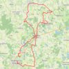 Trace GPS Marathon Bresse Dombes, itinéraire, parcours