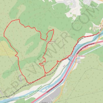 Trace GPS Tour de Saint Sépulcre depuis le pont Mirabeau, itinéraire, parcours