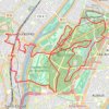 Trace GPS Randonnée au Bois de Boulogne, itinéraire, parcours