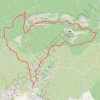 Trace GPS Cirque de Mouréze, itinéraire, parcours
