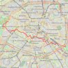 Trace GPS Traversée de Paris - Du Bois de Boulogne au Bois de Vincennes, itinéraire, parcours