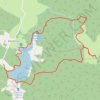 Trace GPS Lac de Vesoles (Hérault, près du Col du Cabaretou), itinéraire, parcours
