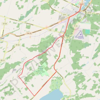 Trace GPS The County Half Marathon, itinéraire, parcours