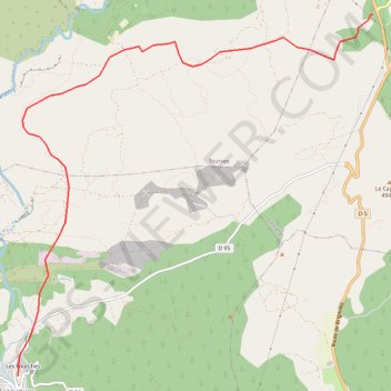 Trace GPS Mazaugues, itinéraire, parcours