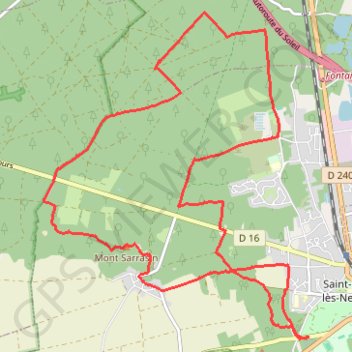 Trace GPS Forêt de la Commanderie, itinéraire, parcours