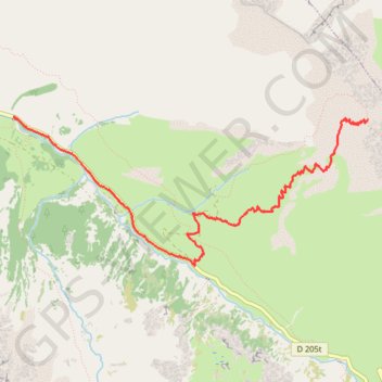 Trace GPS Grand Queyras - Collet de l'épaule, itinéraire, parcours