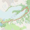 Trace GPS Lac et glacier du Miage, itinéraire, parcours