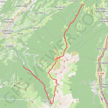Trace GPS La rando de Mathieu, itinéraire, parcours
