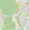 Trace GPS Dung-Montbéliard à pied, itinéraire, parcours