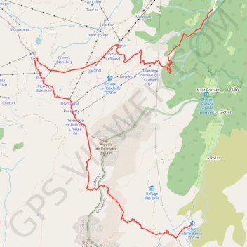 Trace GPS Balme - Jovet - Joly jour 2, itinéraire, parcours