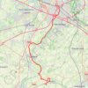 Trace GPS Woon-werk, itinéraire, parcours