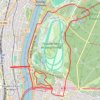 Trace GPS Parc de Rothschild par l'avre, itinéraire, parcours