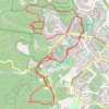Trace GPS Bardon trails, itinéraire, parcours
