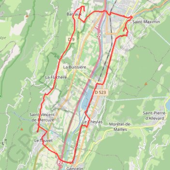 Trace GPS chateau_Deux_Chateaux, itinéraire, parcours