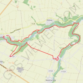 Trace GPS Bondaroy, itinéraire, parcours