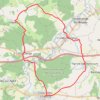 Trace GPS Circuit des Deux Nieds - Courcelles Chaussy, itinéraire, parcours