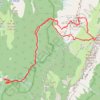 Trace GPS 2022 0313 ski Lances de Malissard Dôme de Perquelin, itinéraire, parcours