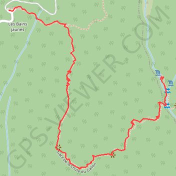 Trace GPS Chute du Galion, itinéraire, parcours