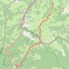 Trace GPS Compostelle Orisson-Roncevaux, itinéraire, parcours