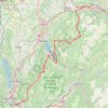 Trace GPS Chambery-Marignier par les Bauges, itinéraire, parcours