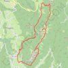 Trace GPS Pic de la Sauge et pointe de la Galoppaz, itinéraire, parcours