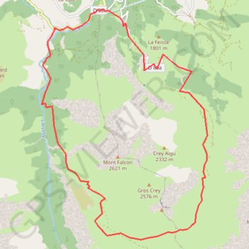 Trace GPS Basse du Gerbier, itinéraire, parcours