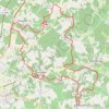 Trace GPS La Chapelle vers Vénérand St Bris 34 kms, itinéraire, parcours