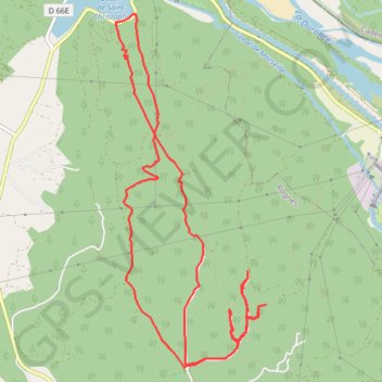 Trace GPS Saint Christophe-Rognes par le vallon du Ru, itinéraire, parcours