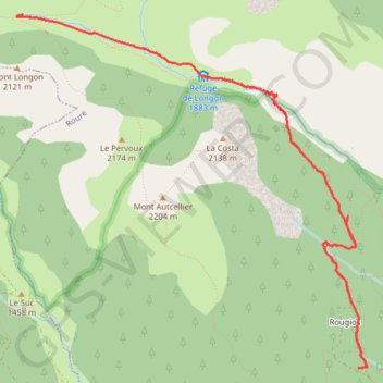 Trace GPS plateau-de-longon, itinéraire, parcours