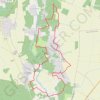 Trace GPS Les Coteaux du Morin et de l'Aubetin - Saint-Augustin, itinéraire, parcours